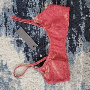 Ruby sparkle bathing suit top